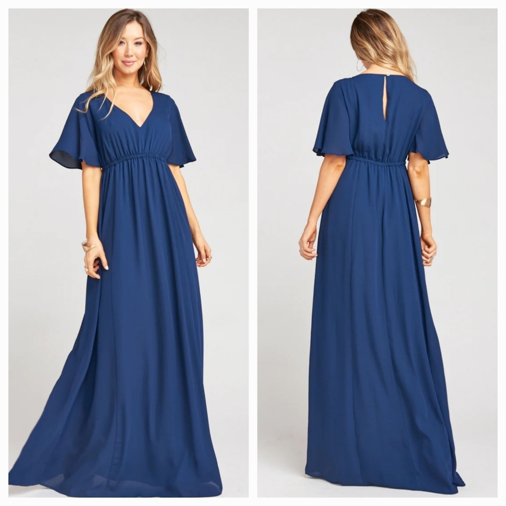 NEW Show Me Your Mumu | Emily Maxi Dress in Navy size XXS